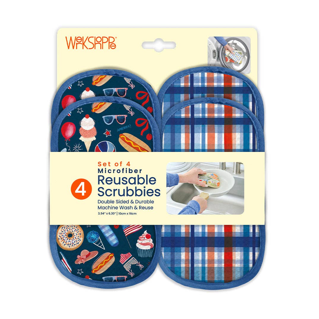 Summer Favorites Microfiber Scrubbie Set - The Preppy Bunny