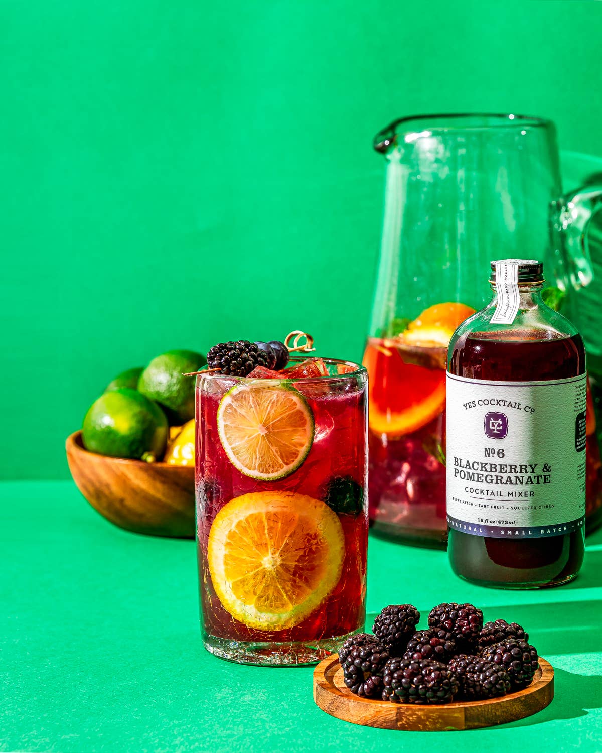 Blackberry Pomegranate Cocktail Mixer - The Preppy Bunny