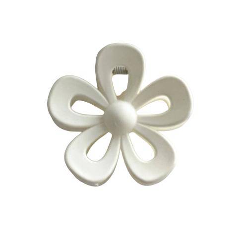 Pop of Floral "Matte Off White" Hair Clip - The Preppy Bunny