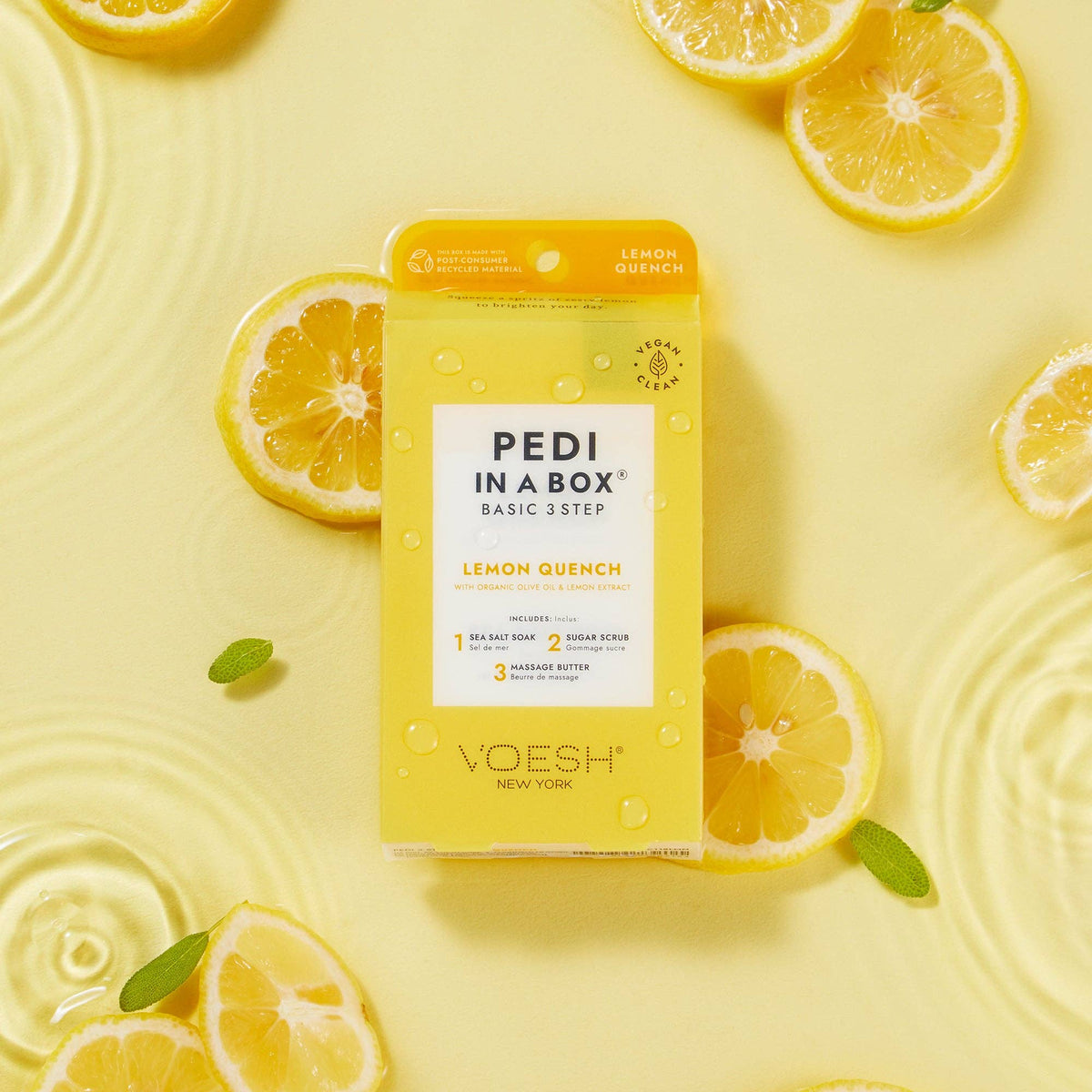 Pedi in a Box 3 Step - Lemon Quench - The Preppy Bunny