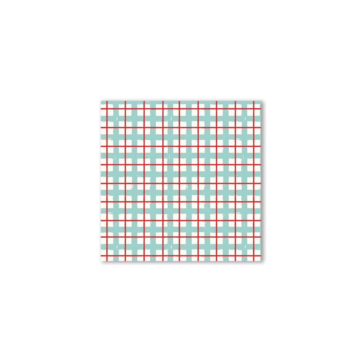 Dear Rudolph Plaid Paper Cocktail Napkins - The Preppy Bunny