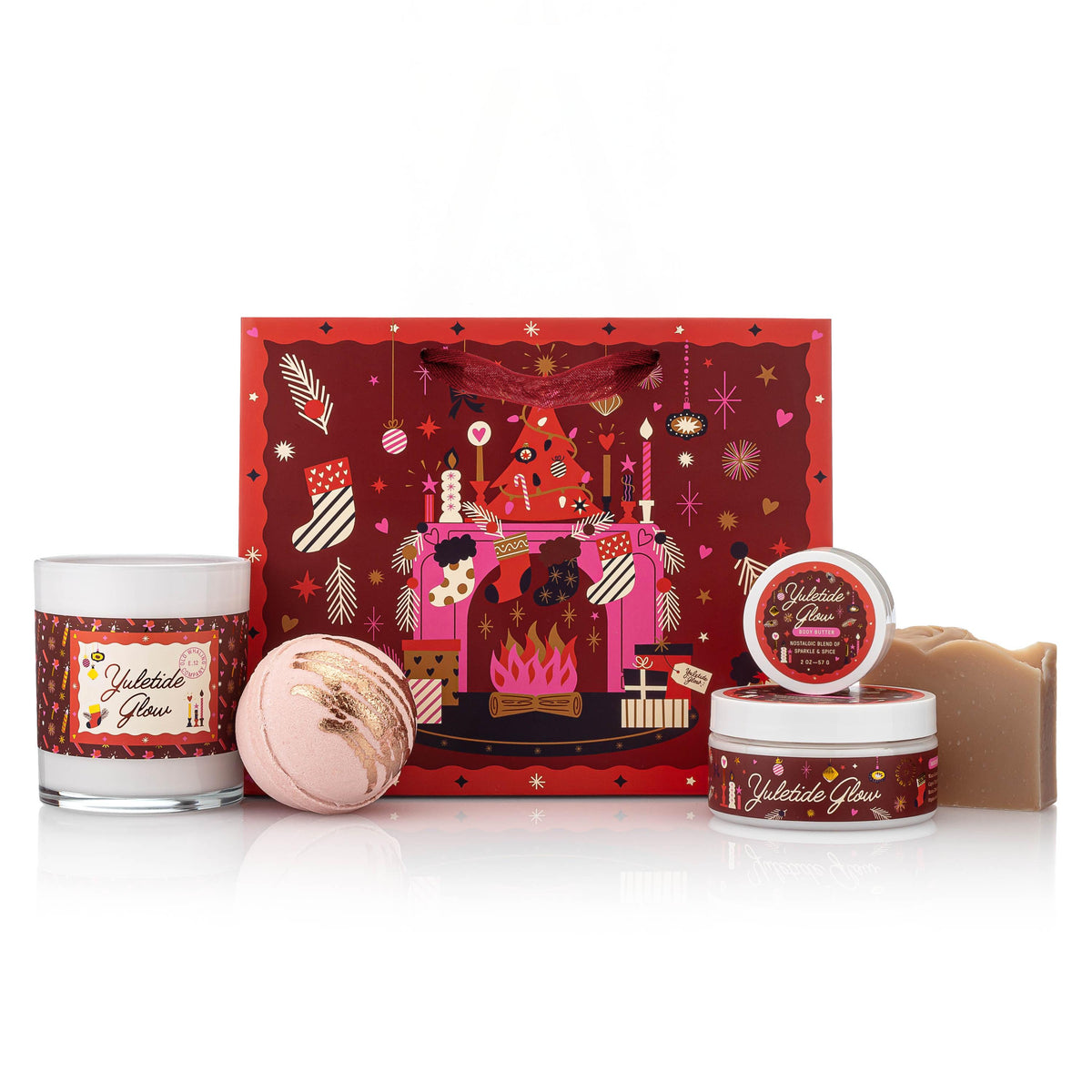 Yuletide Glow™ Holiday Gift Bag - The Preppy Bunny