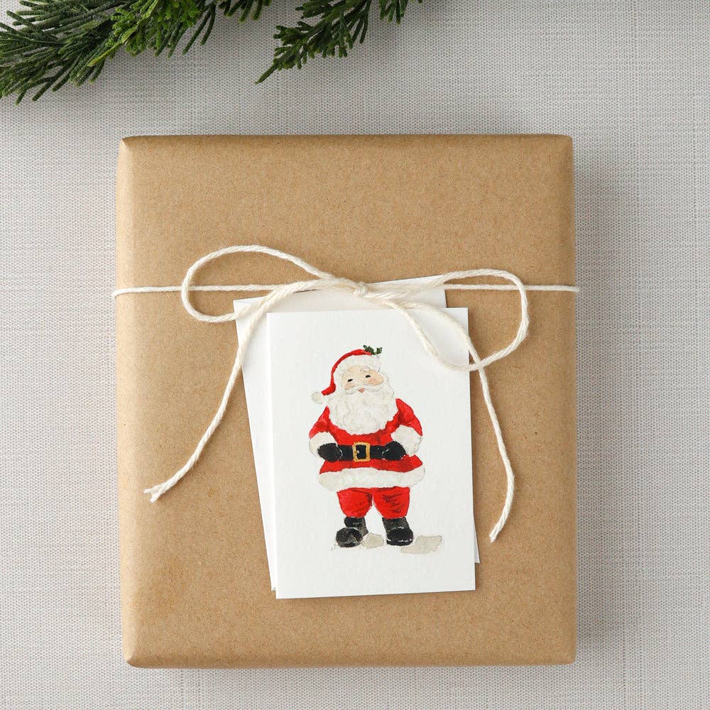 santa mini notecard - The Preppy Bunny