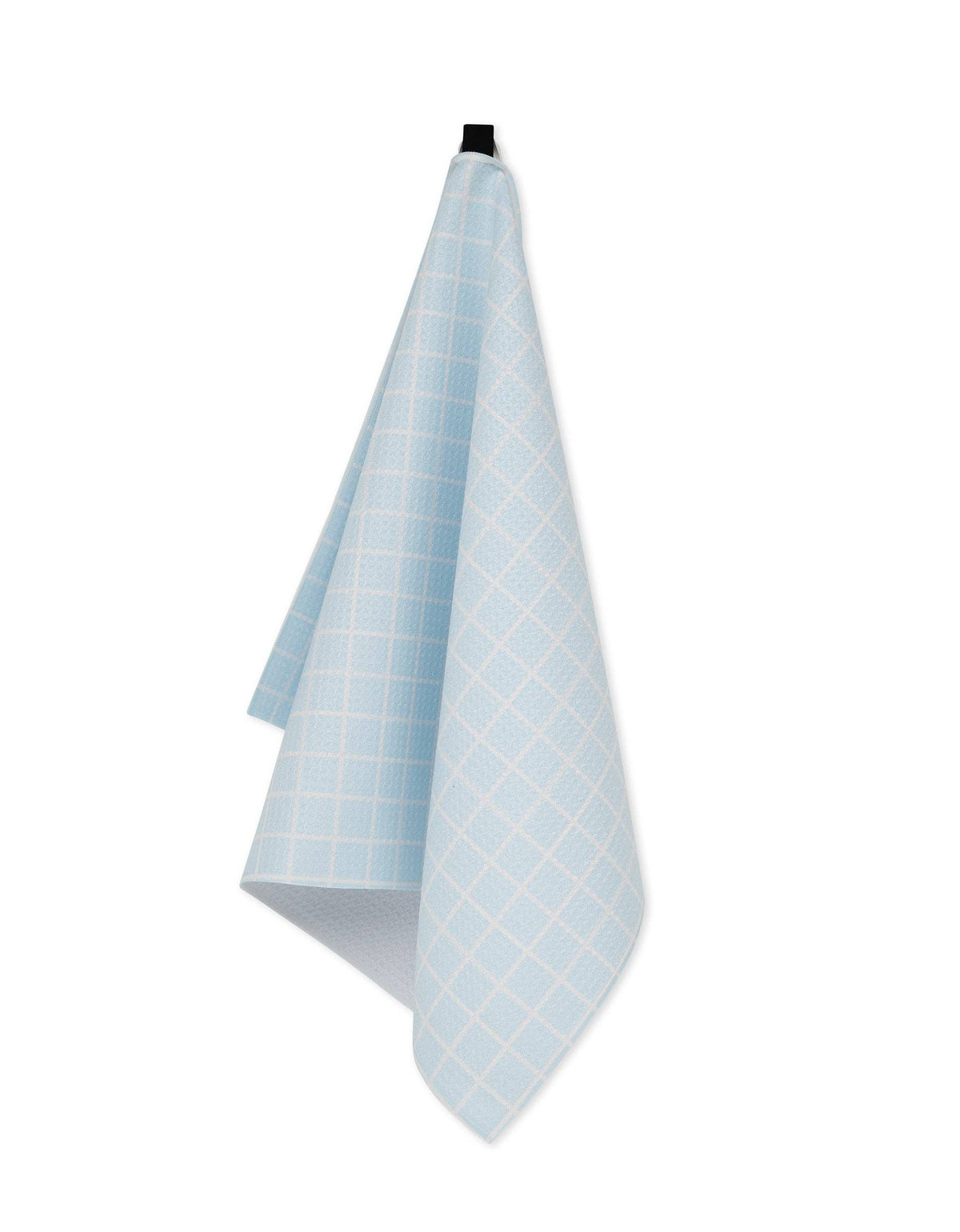 Grid Blue Geometry Kitchen Towel - The Preppy Bunny