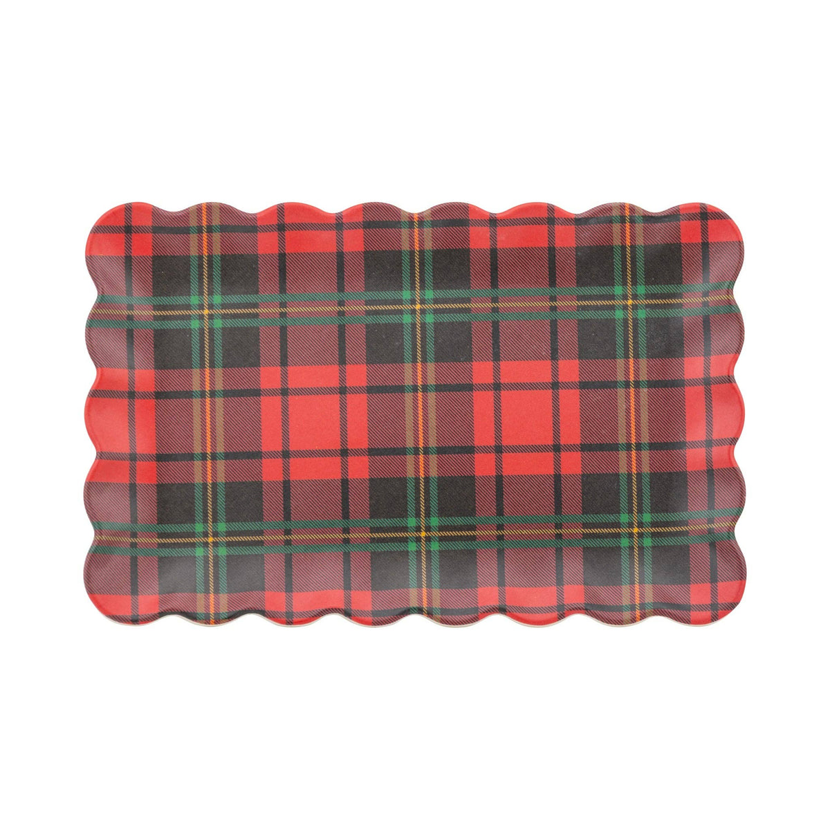 Plaid Bamboo Tray - The Preppy Bunny