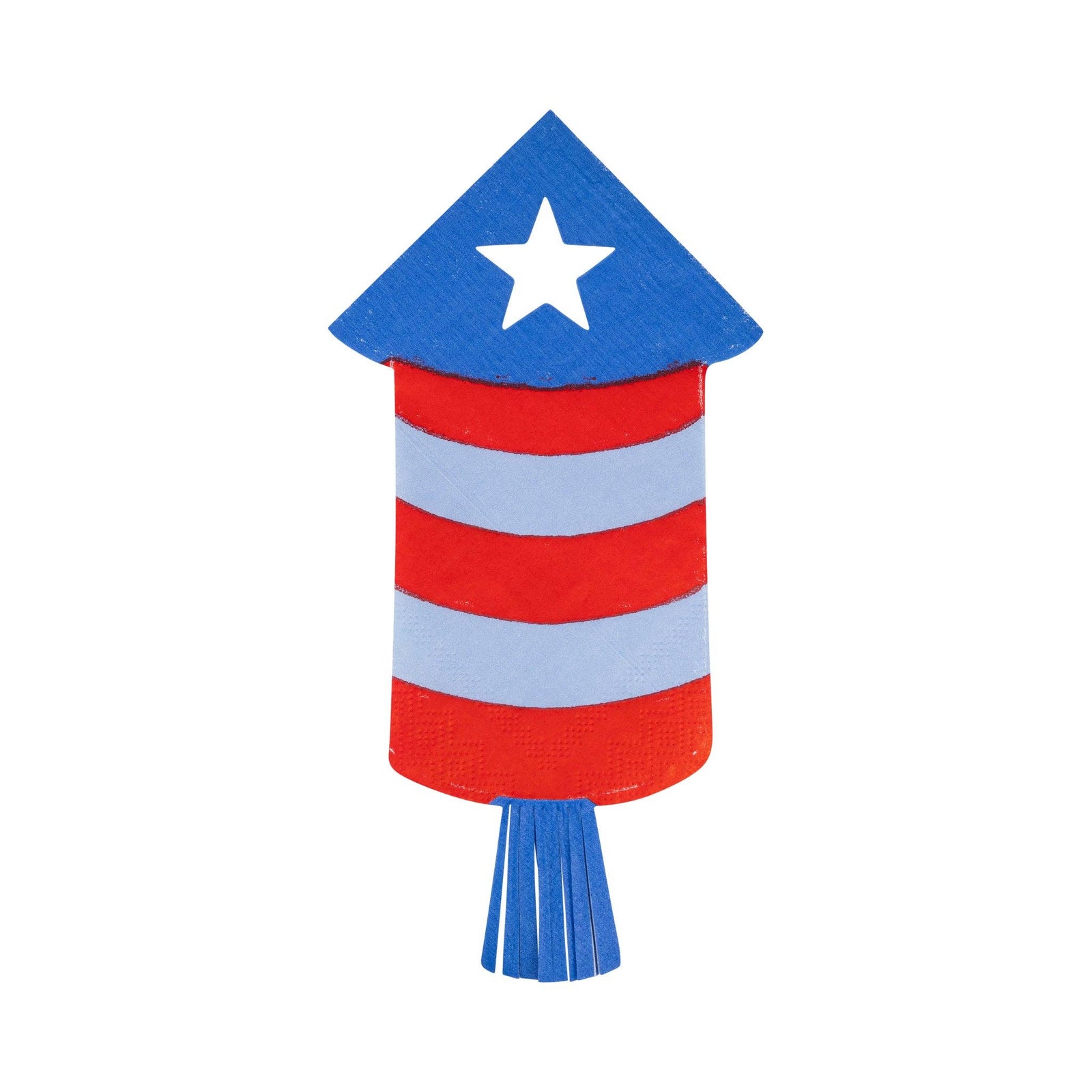 Firecracker Shaped Paper Napkins - The Preppy Bunny
