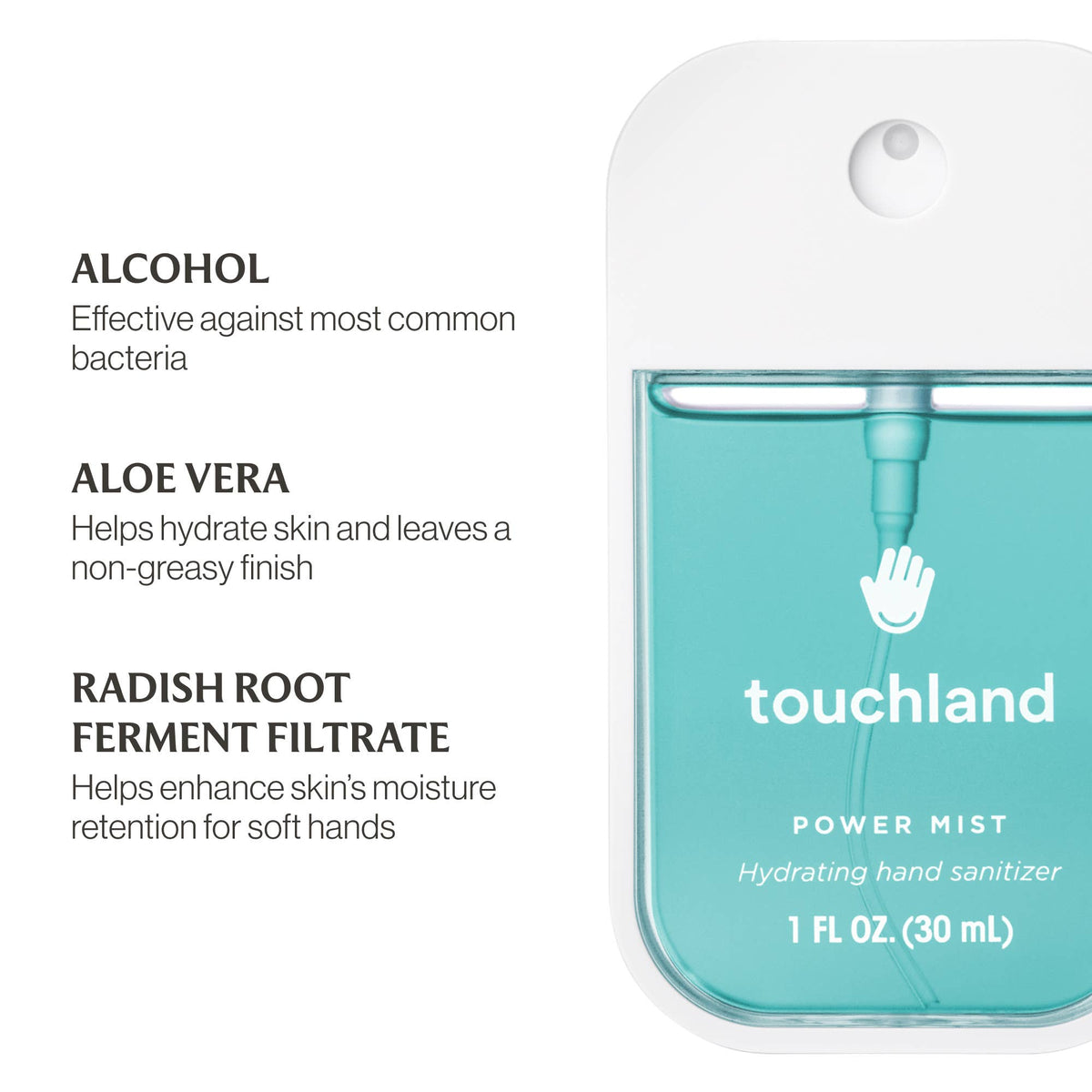 Blue Sandalwood Power Mist Hydrating Hand Sanitizer - The Preppy Bunny