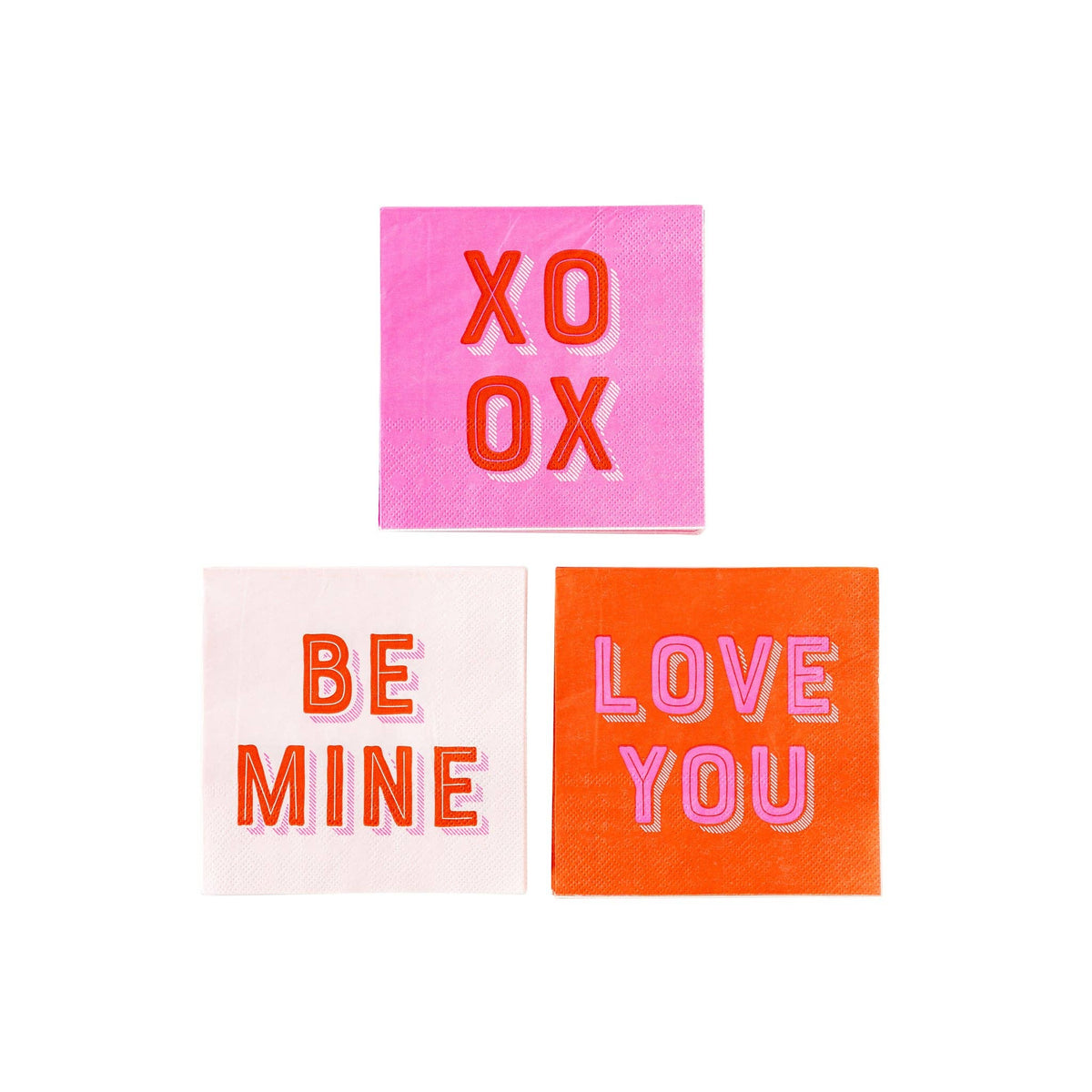 Be Mine Cocktail Paper Napkin Set - The Preppy Bunny