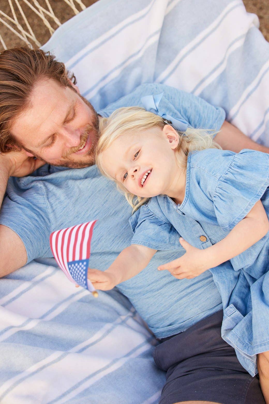 Beachy Stripe ChappyWrap Blanket - The Preppy Bunny