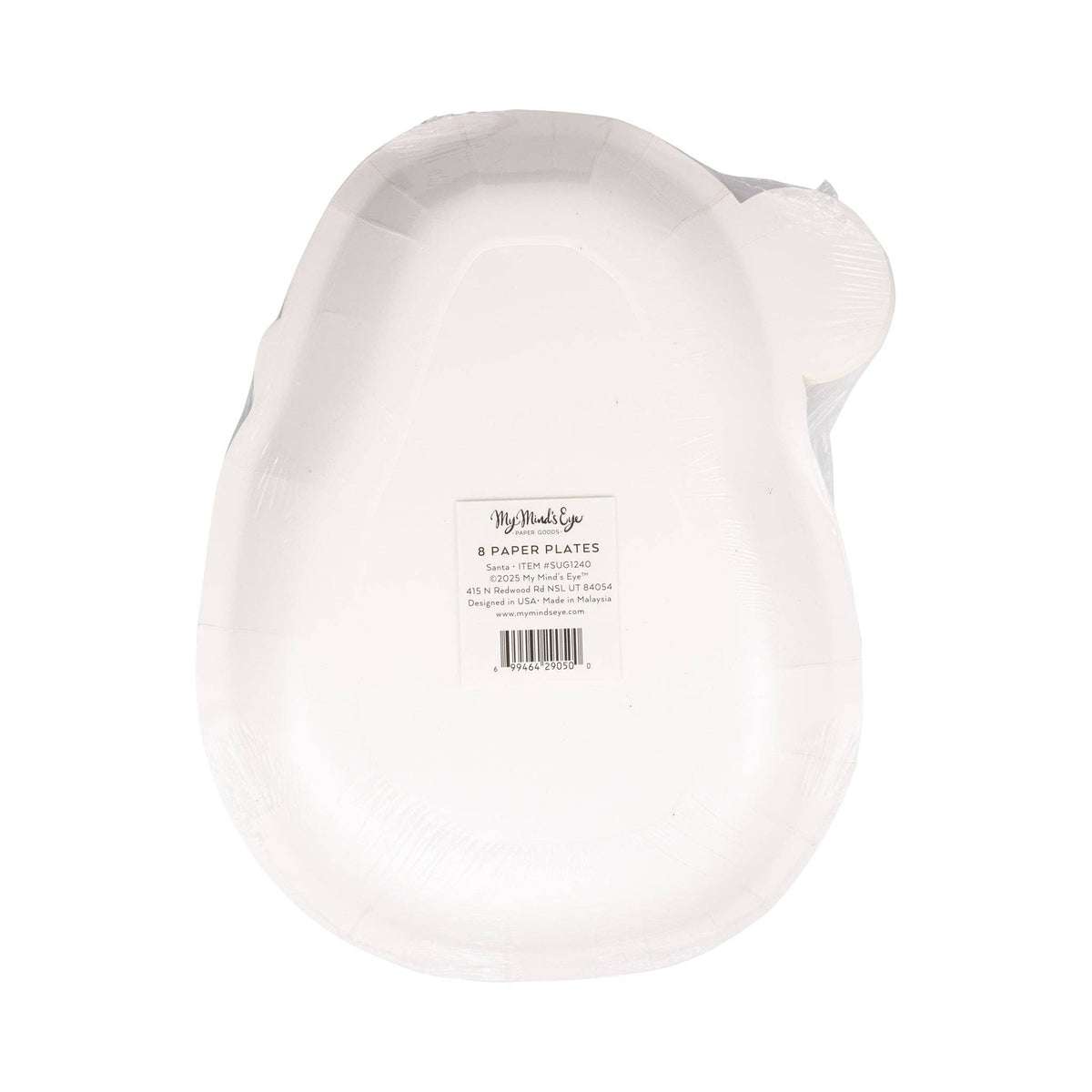 Santa Paper Plates - The Preppy Bunny