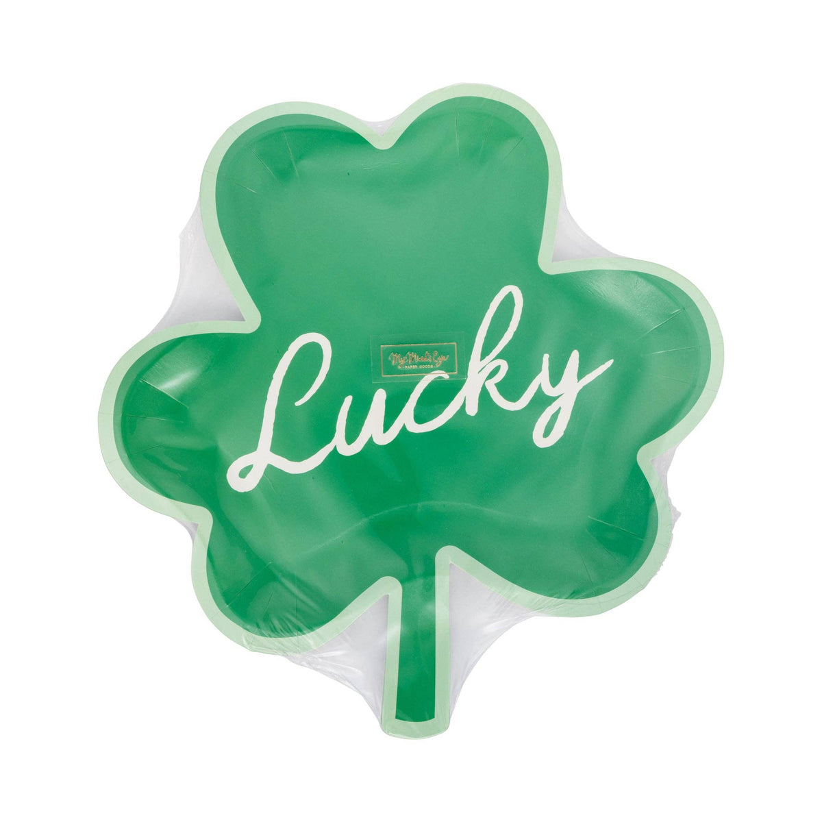 Lucky Shamrock Shaped Plates - The Preppy Bunny