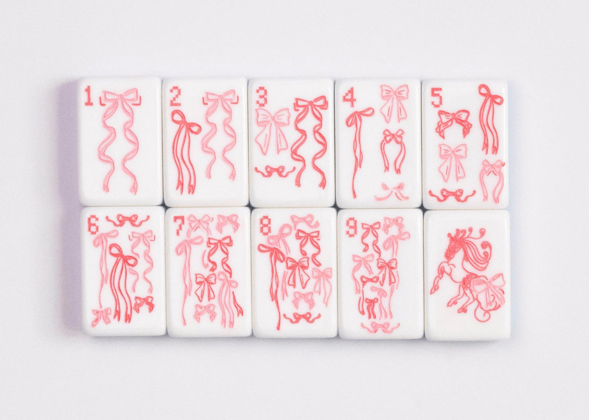 Miss Darling Mahjong Tile Set by Miss Mahjong - The Preppy Bunny