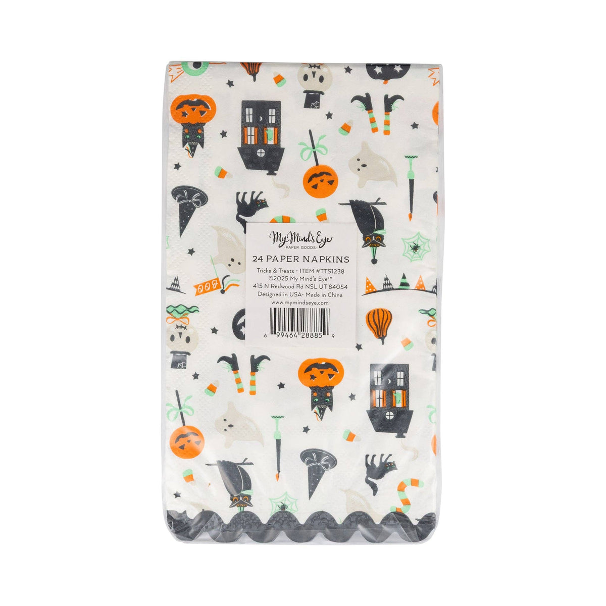Tricks &amp; Treats Paper Dinner Napkins - The Preppy Bunny