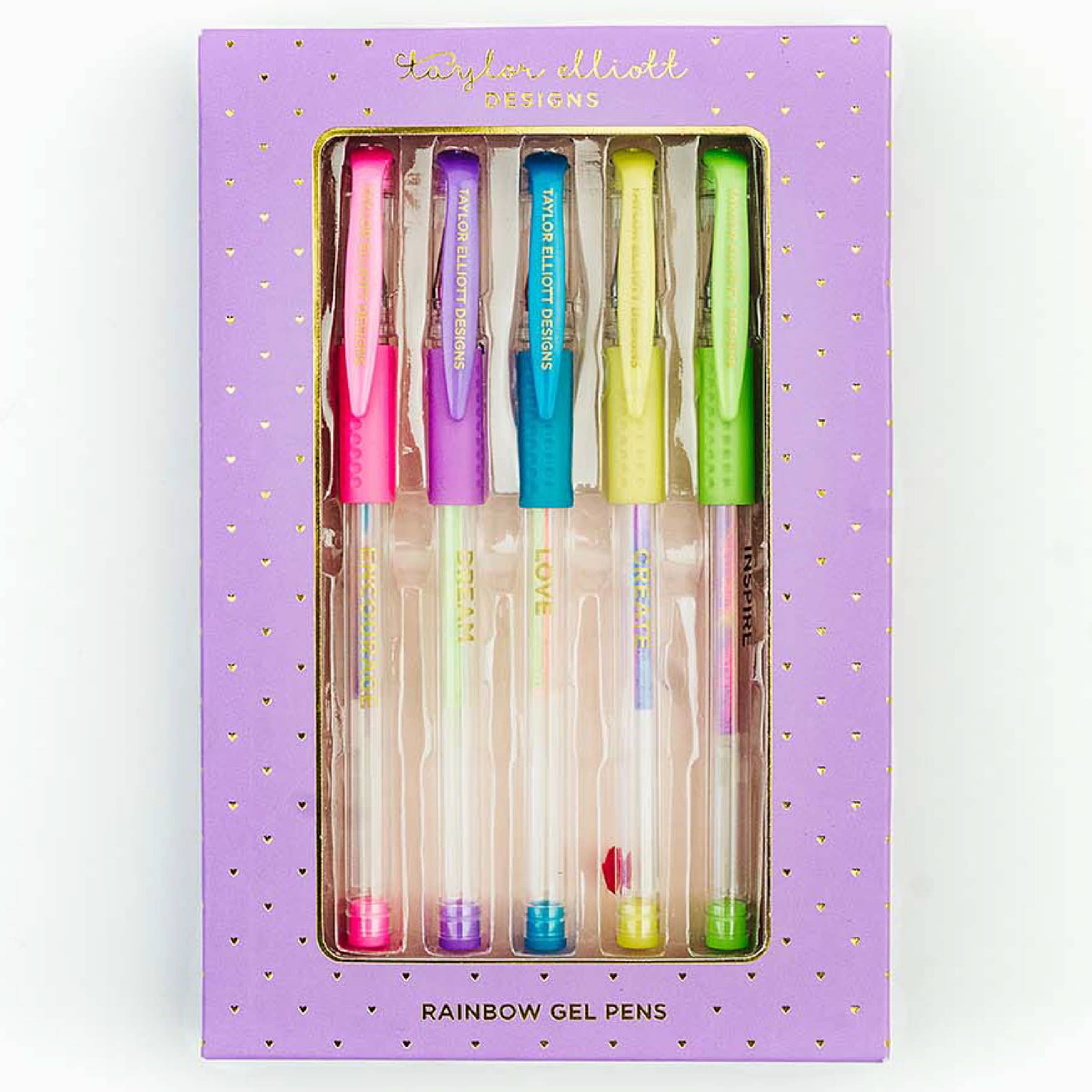 Rainbow ink gel deals pens