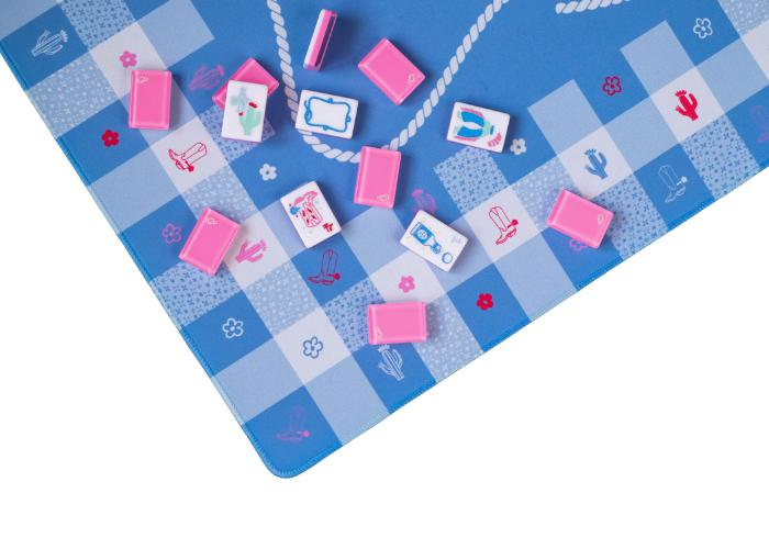 Gingham Mahjong Playing Mat - The Preppy Bunny