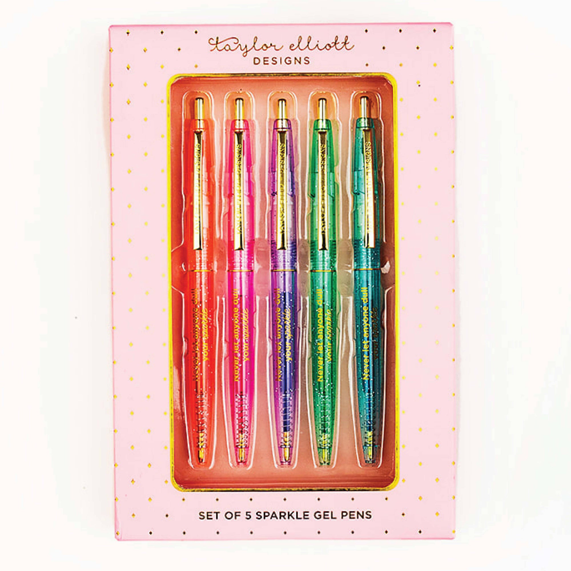 Sparkle Gel Ink Pen Set - The Preppy Bunny