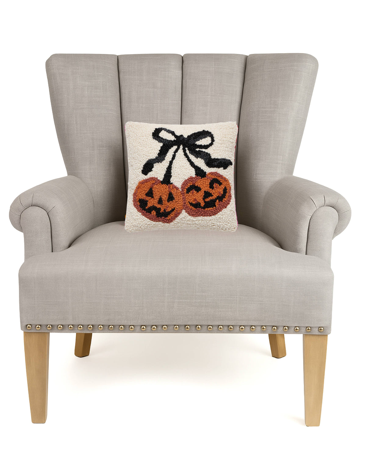 Pumpkin Cherries Hook Pillow