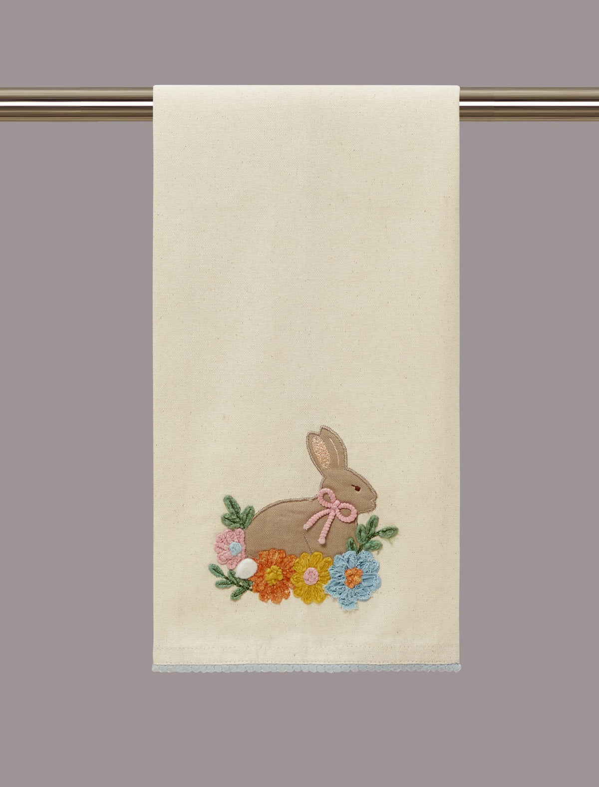 Floral Rabbit Kitchen Towel