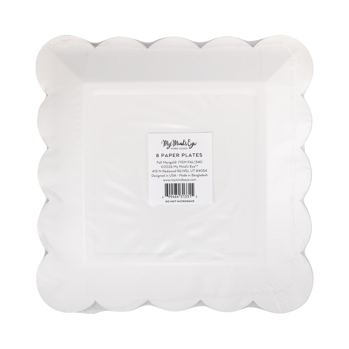 Fall Marigold 8" Paper Plates