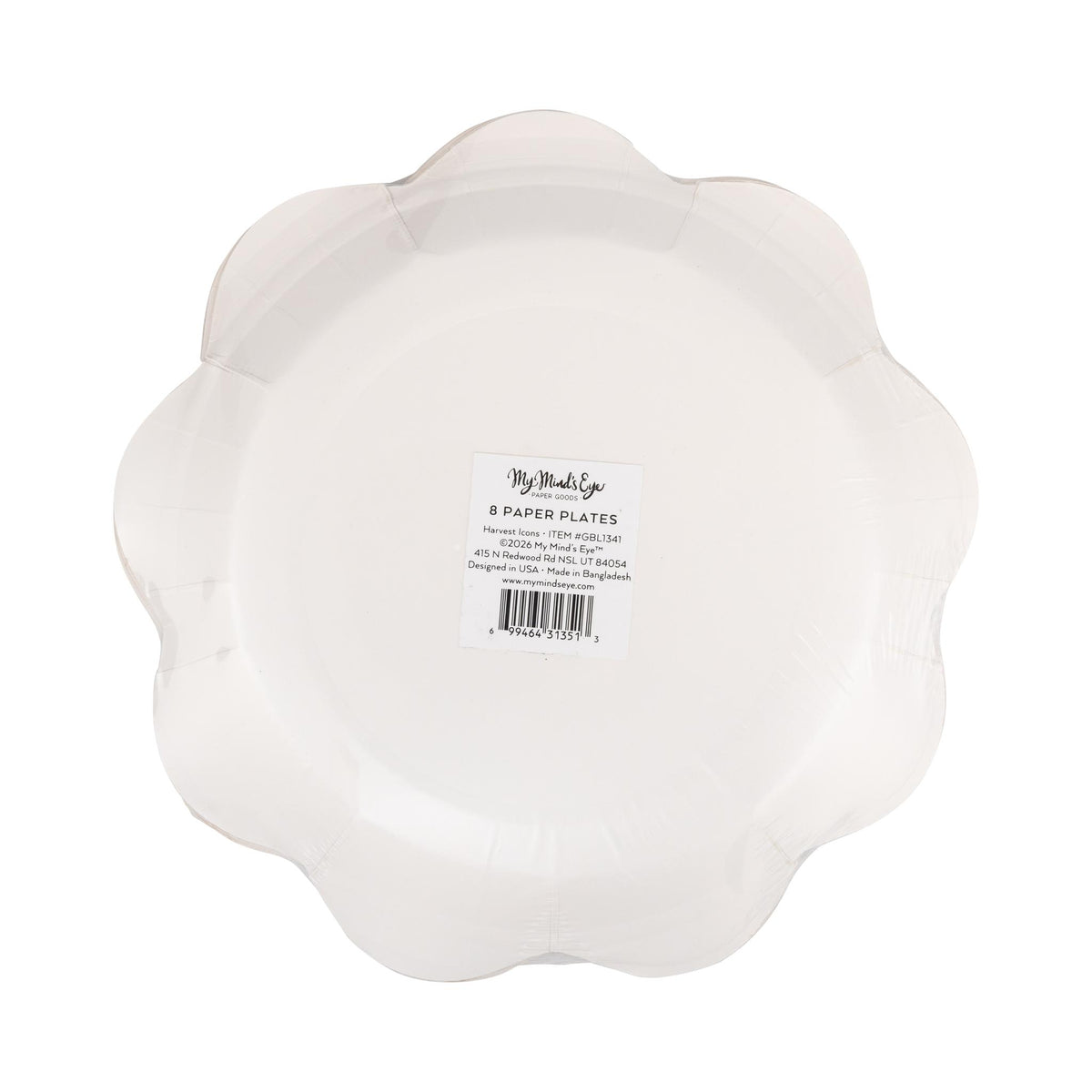 Harvest Icons Paper Plates