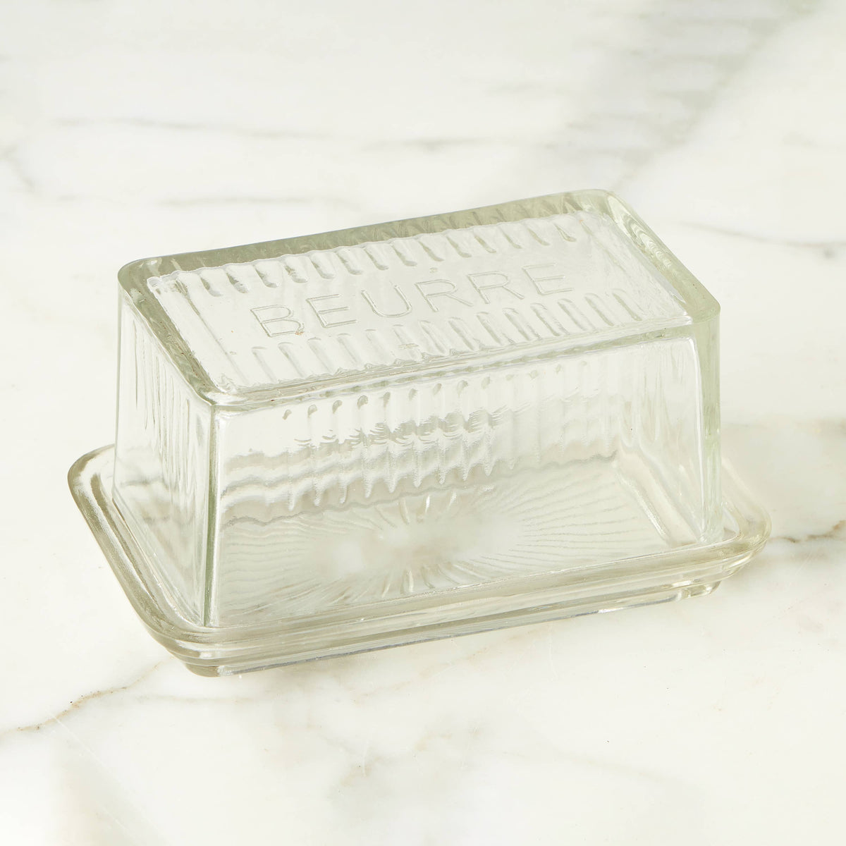Bistro Glass Butter Dish - The Preppy Bunny