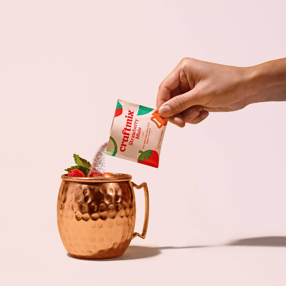 Strawberry Mule Mixer - Single Packet Serving
