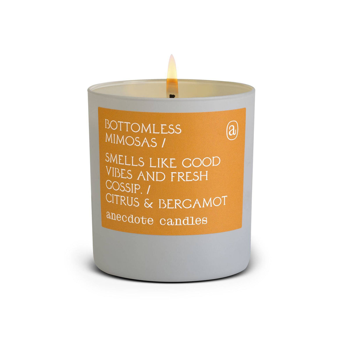 Bottomless Mimosas (Citrus &amp; Bergamot) Candle: 9 oz boxed vessel - The Preppy Bunny