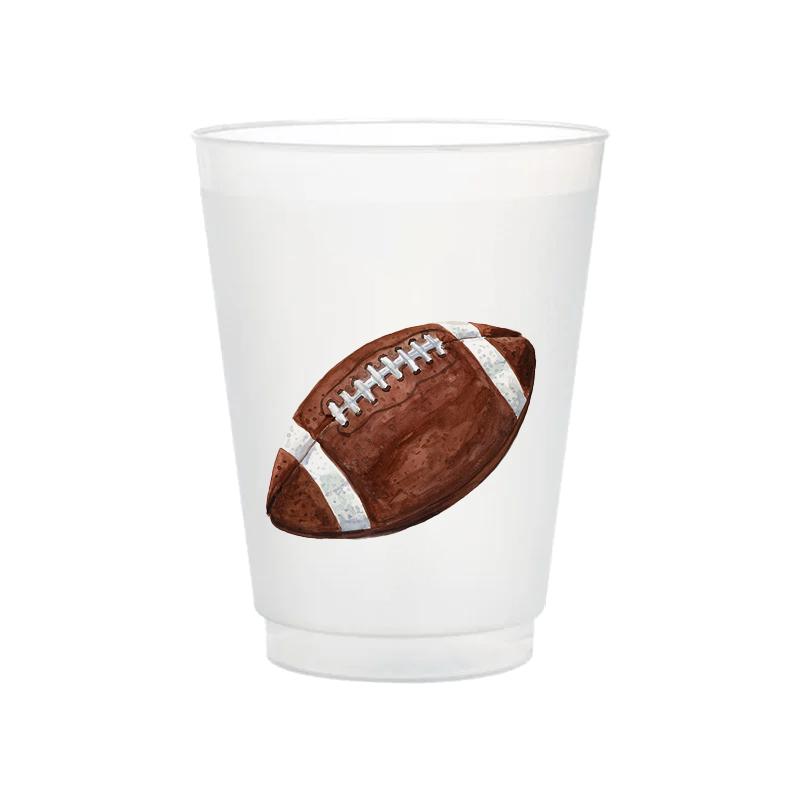Football Frosted Cup