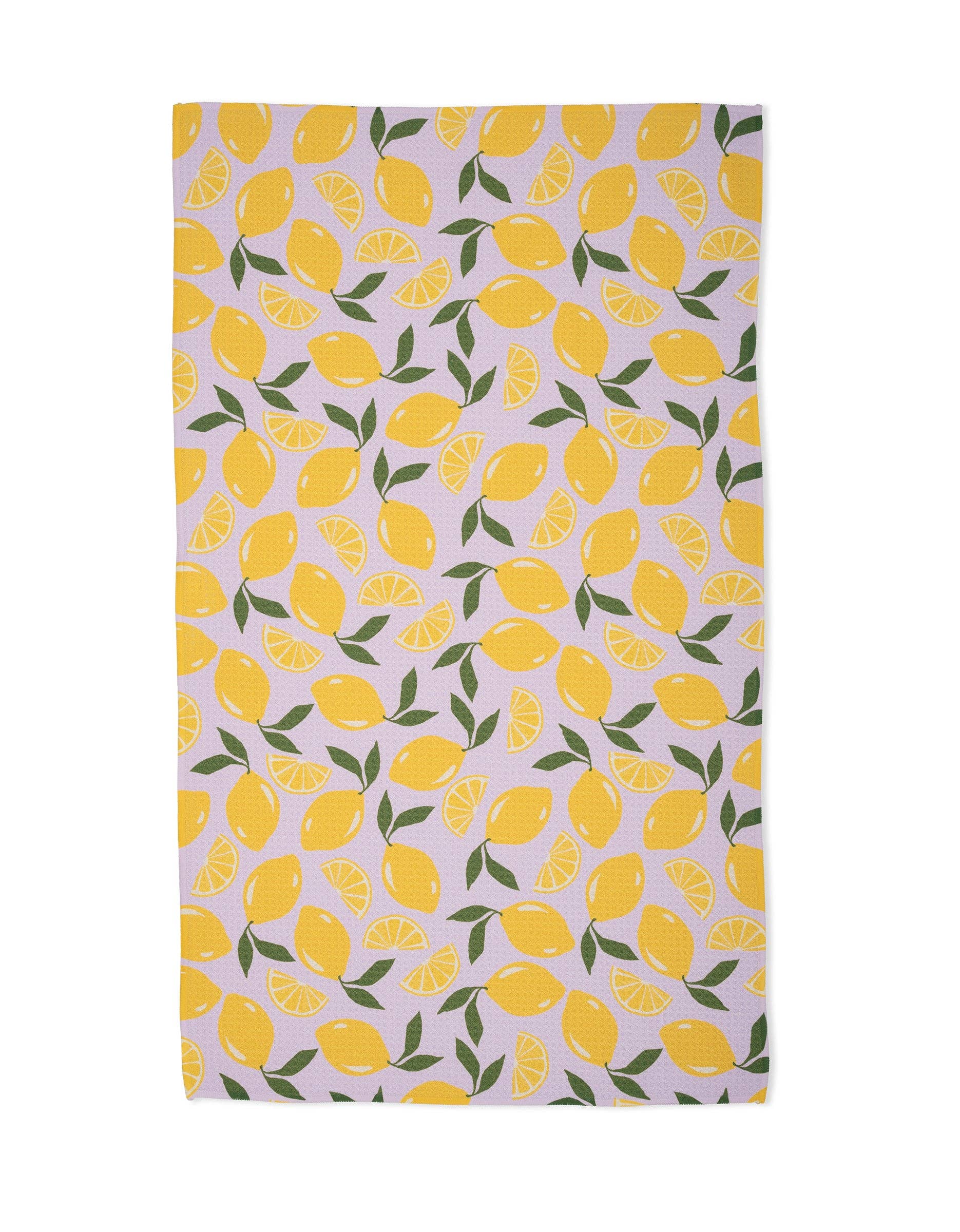 Sweet Lemon Geometry Tea Towel - The Preppy Bunny
