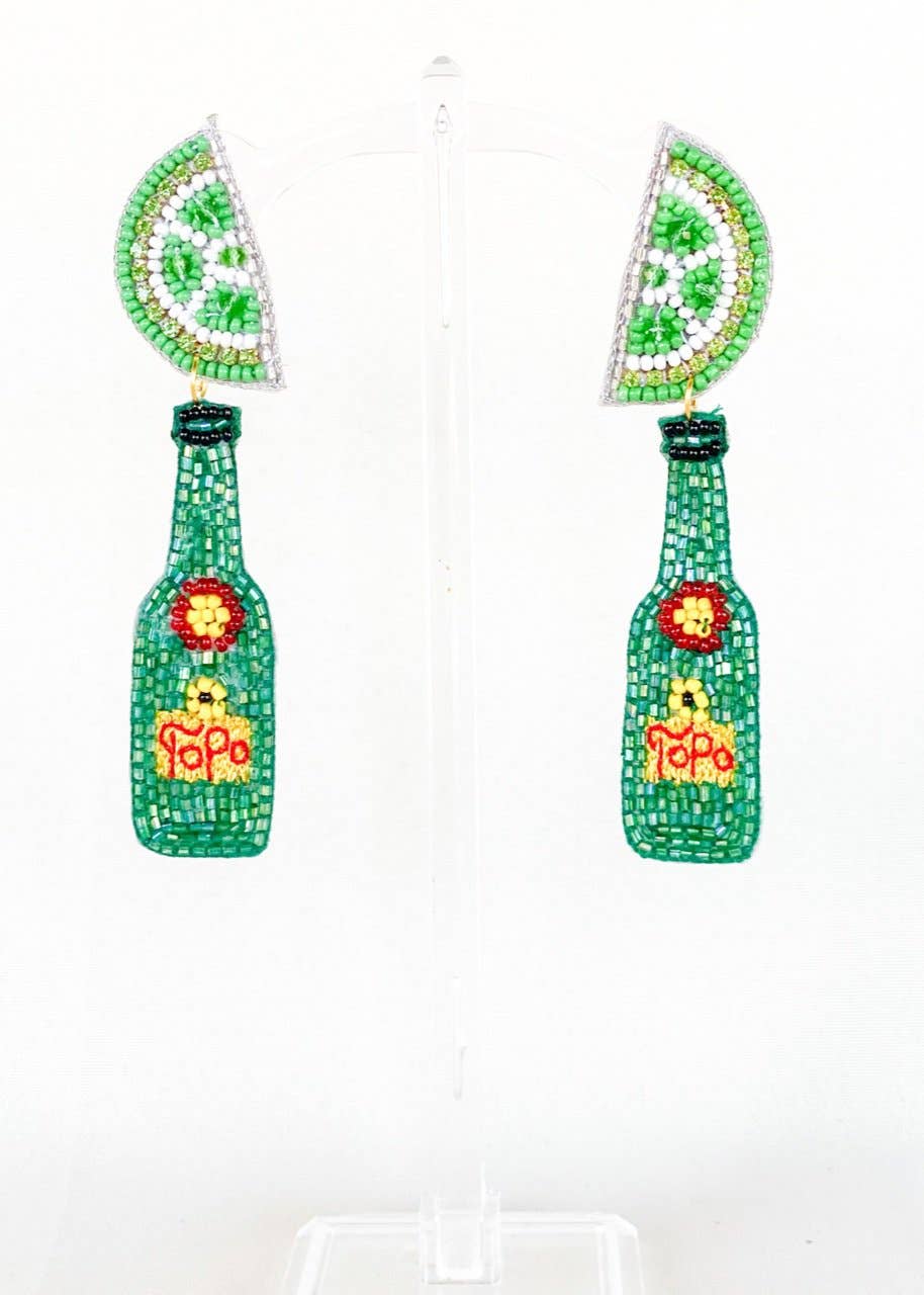 Lime Earrings - The Preppy Bunny