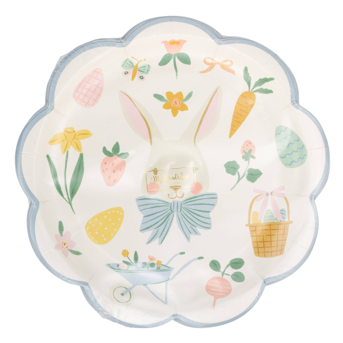 Easter Icons 8" Plates - The Preppy Bunny