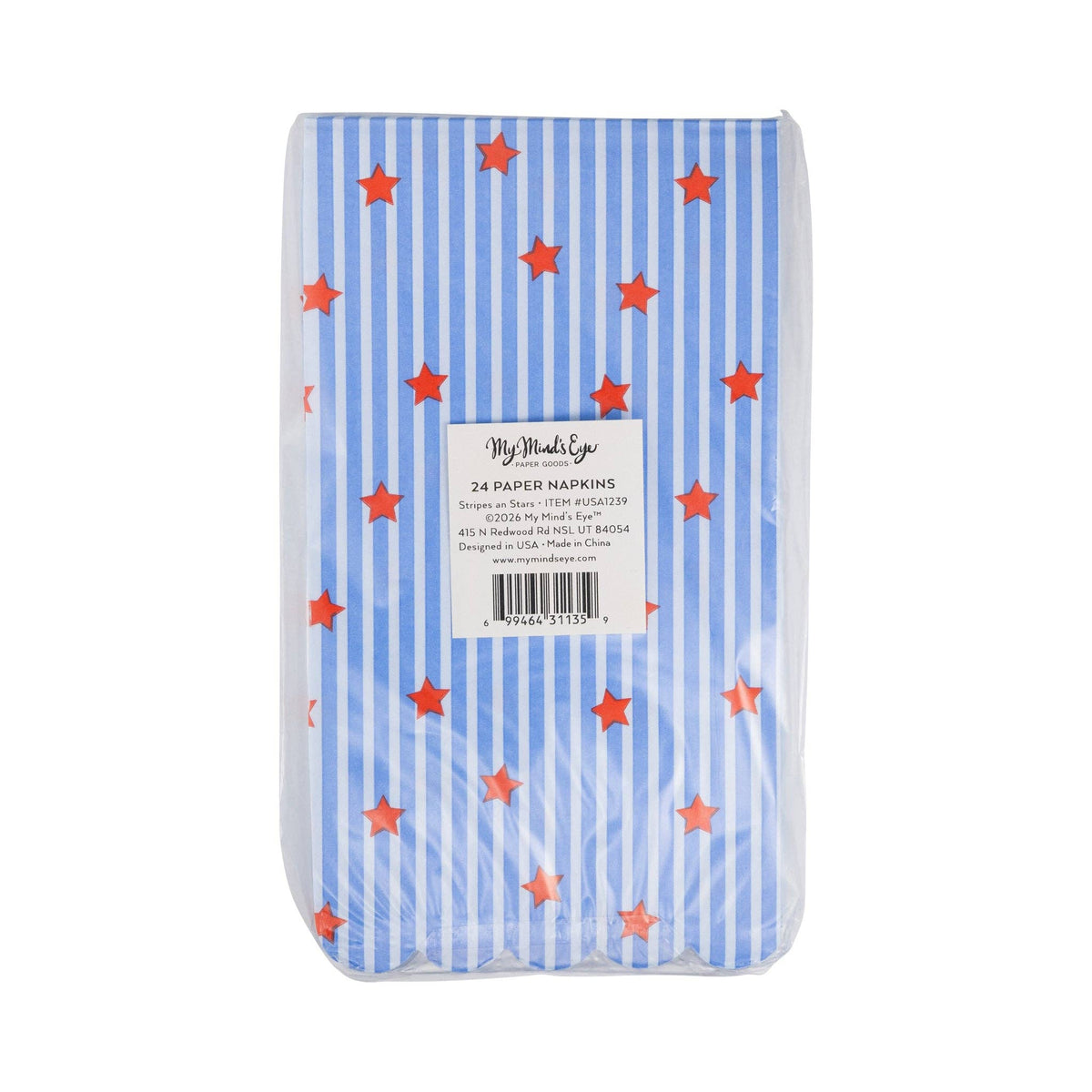 Stripes and Stars Paper Guest Napkins