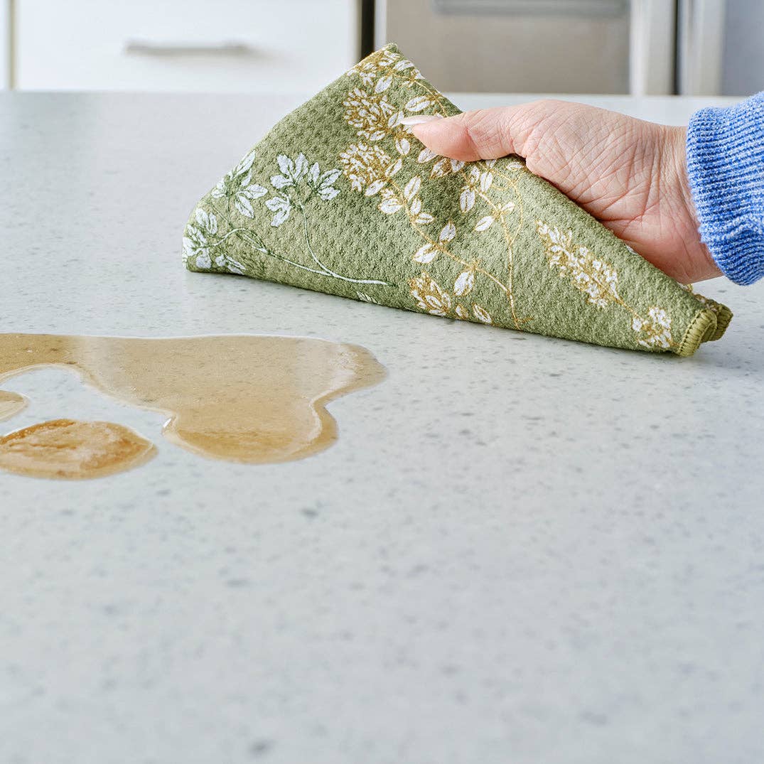 Kitchen Herbs All Purpose Towels, Ultra Absorbent, Set of 4
