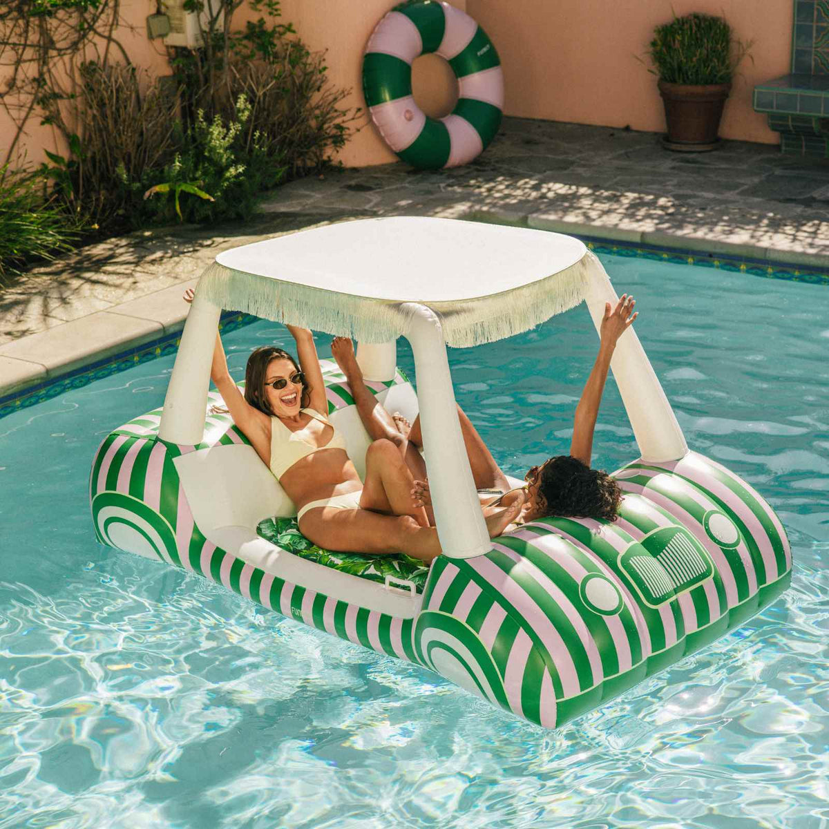 Golf Cart Pool Float - The Preppy Bunny