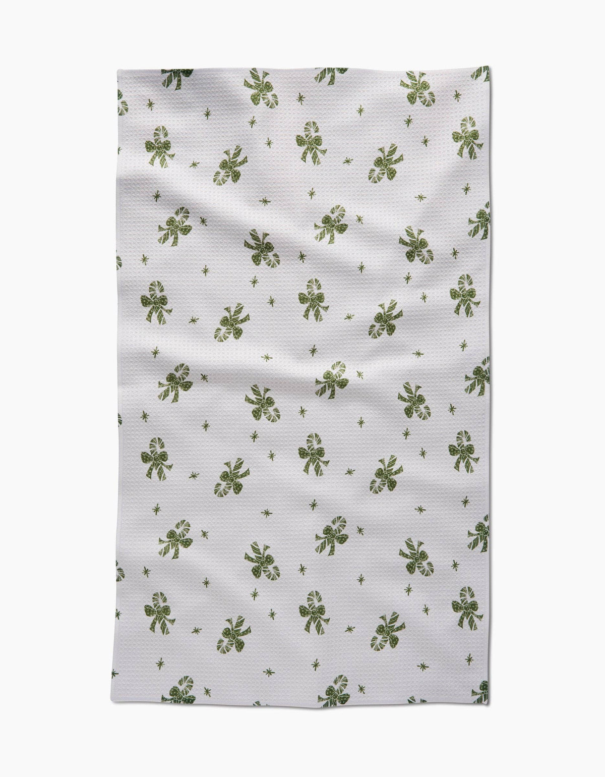 Candy Canes For You Tea Towel by Geometry - The Preppy Bunny