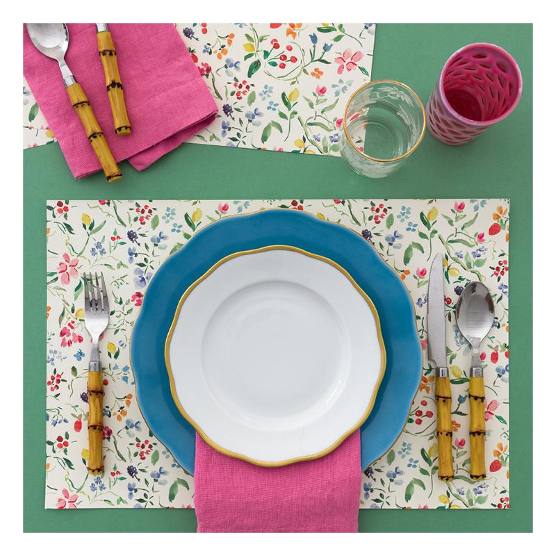 Jardin Coloré Paper Placemats