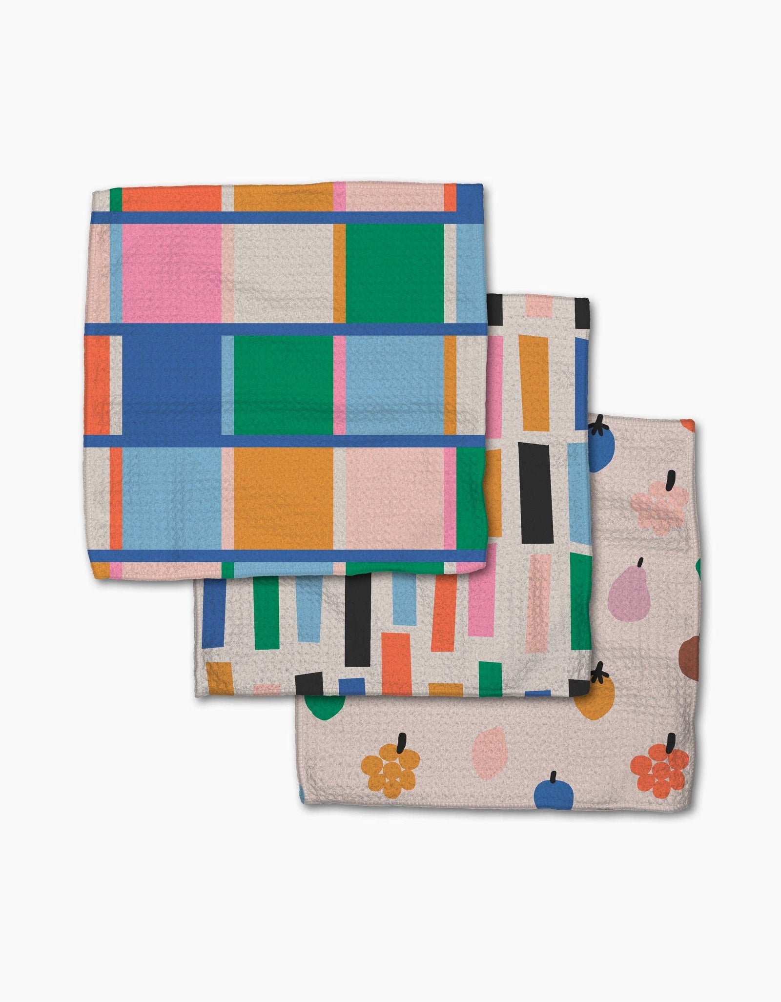 Fruit Basket Dishcloth Set by Geometry - The Preppy Bunny