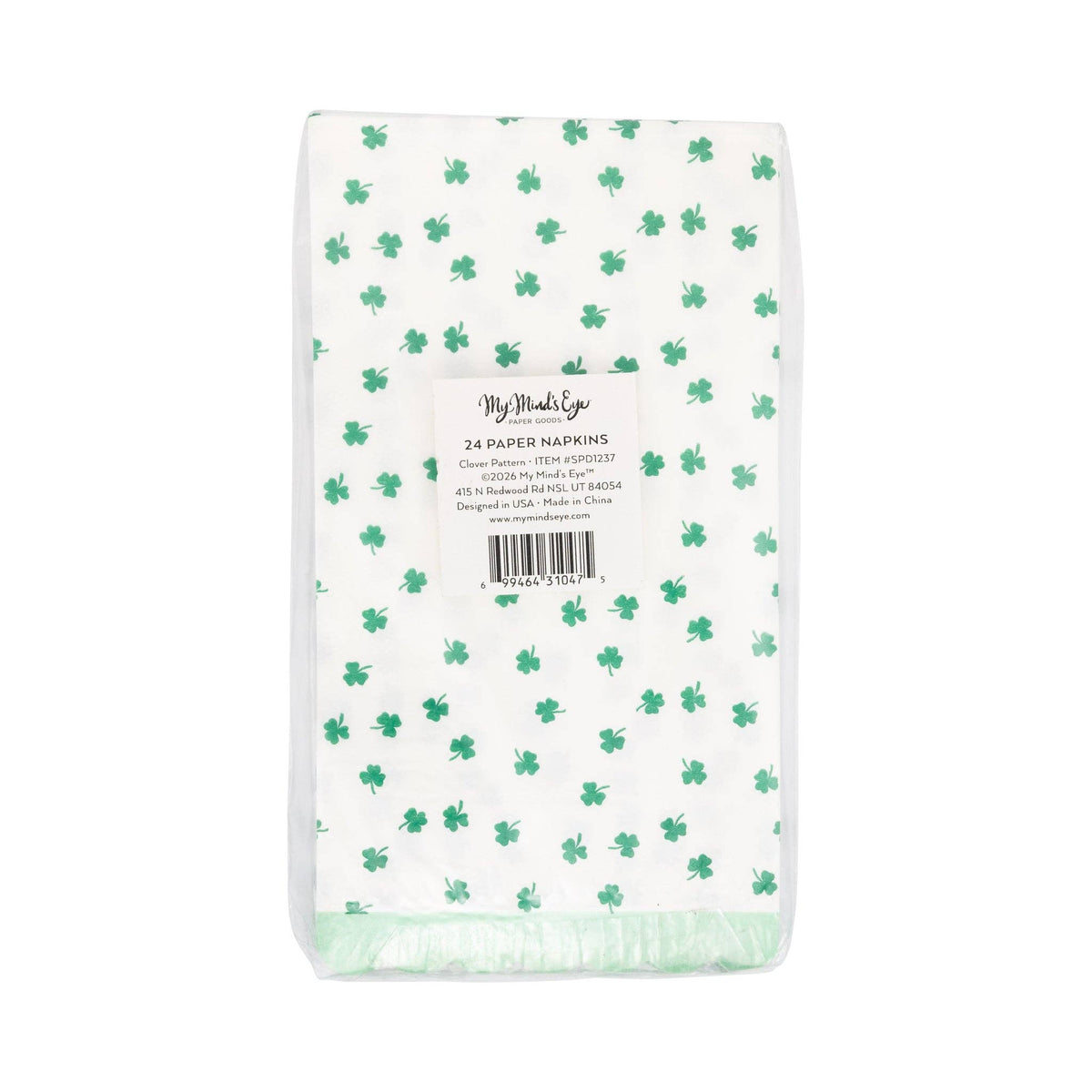 Clover Pattern Dinner Napkins - The Preppy Bunny