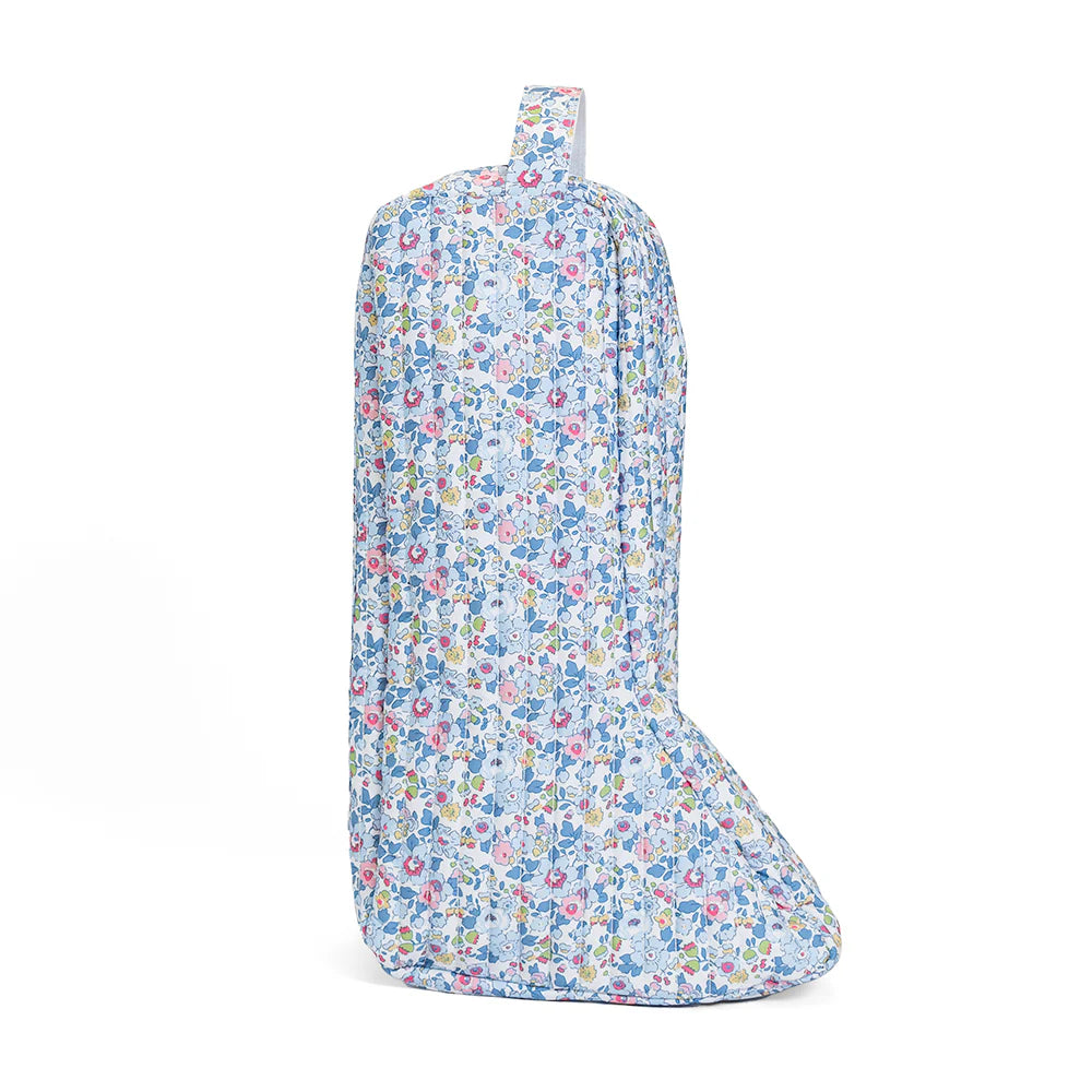 Quilted Boot Bag in Bridgehampton Floral - The Preppy Bunny
