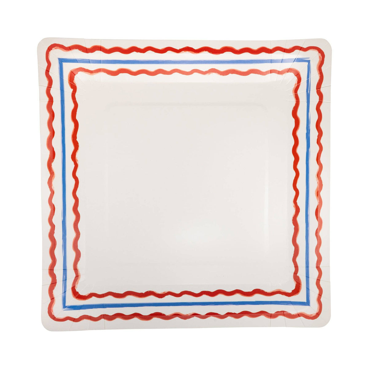 Border Paper Plates - 11" - The Preppy Bunny