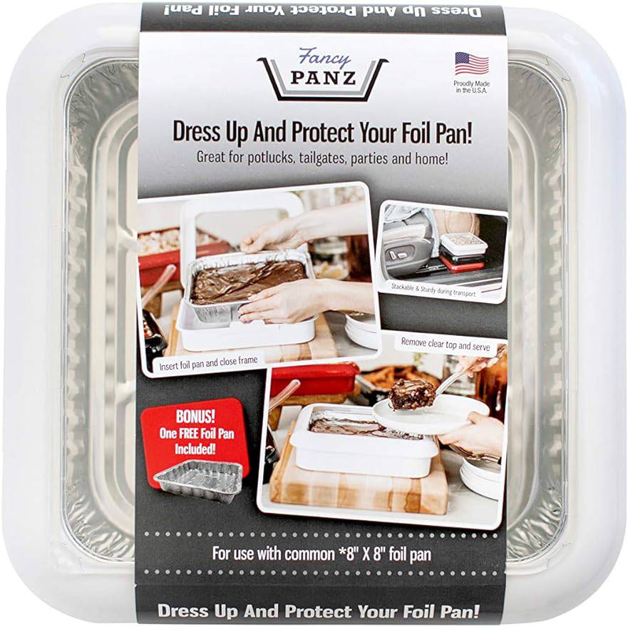 8x8 White Fancy Panz with Spoon - The Preppy Bunny