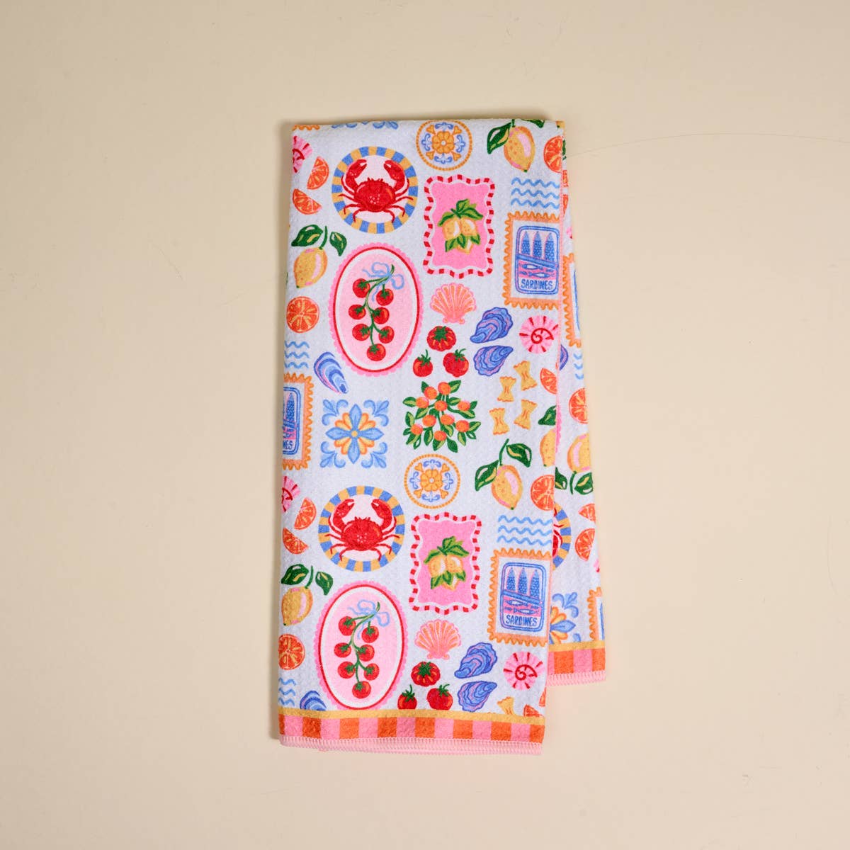 Waffle Tea Towel–Ciao Bella - The Preppy Bunny