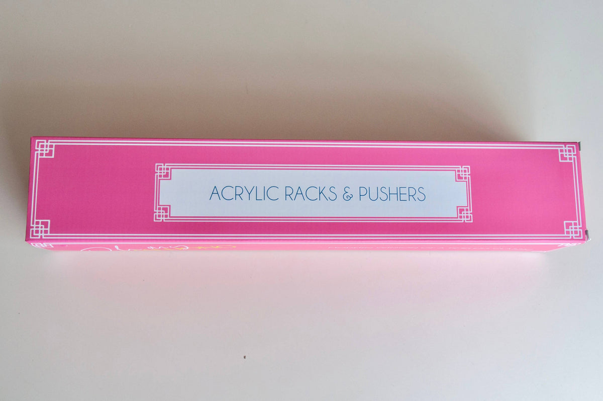 Acrylic Rack and Pusher Set in Multi