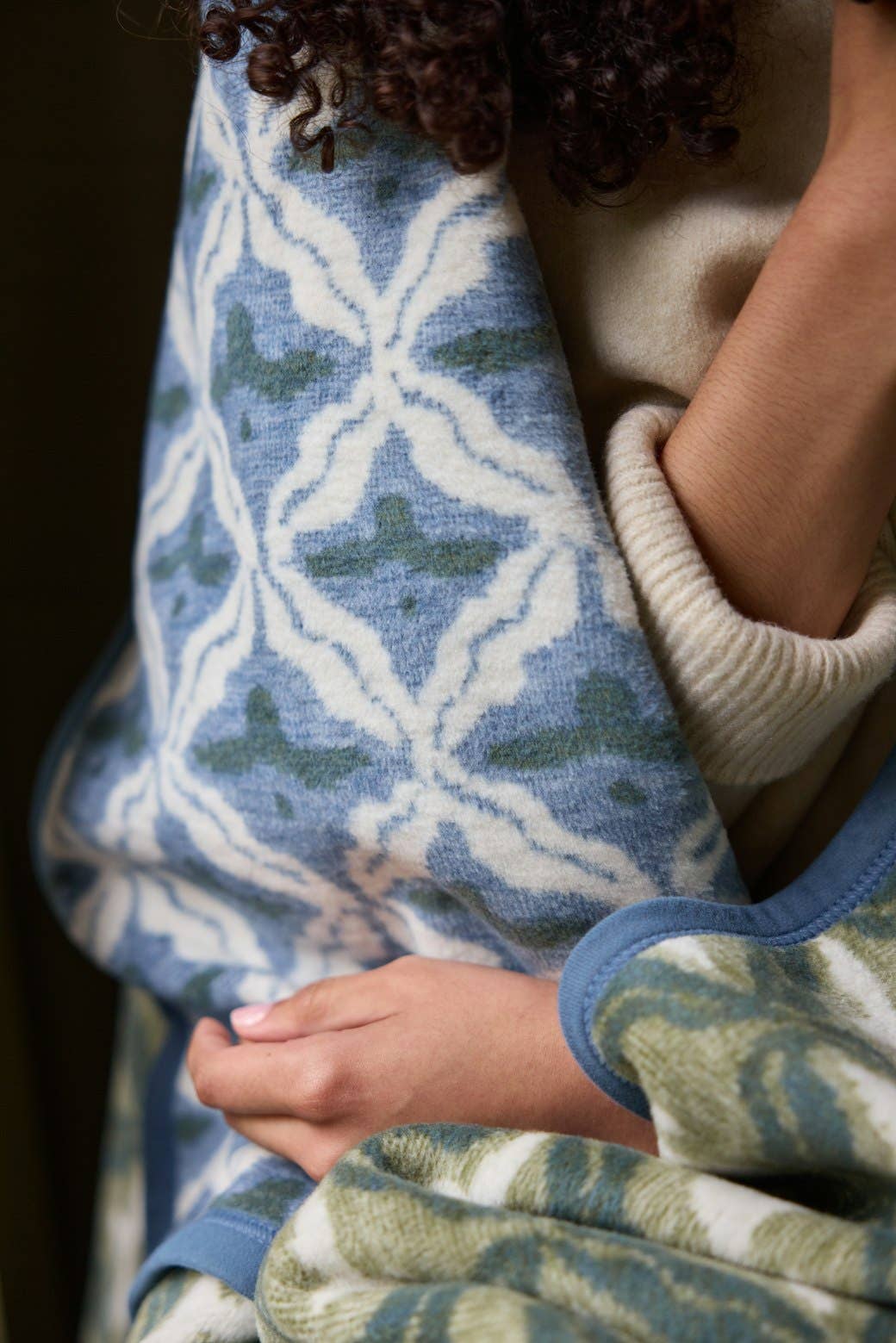 Samara Blue Cactus ChappyWrap Blanket - The Preppy Bunny