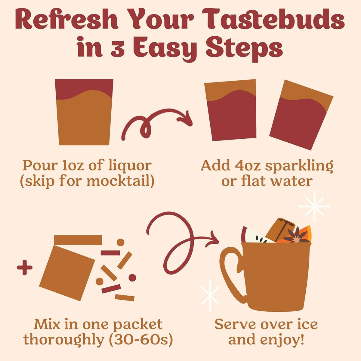 Spiked Apple Cider Cocktail / Mocktail Mixer