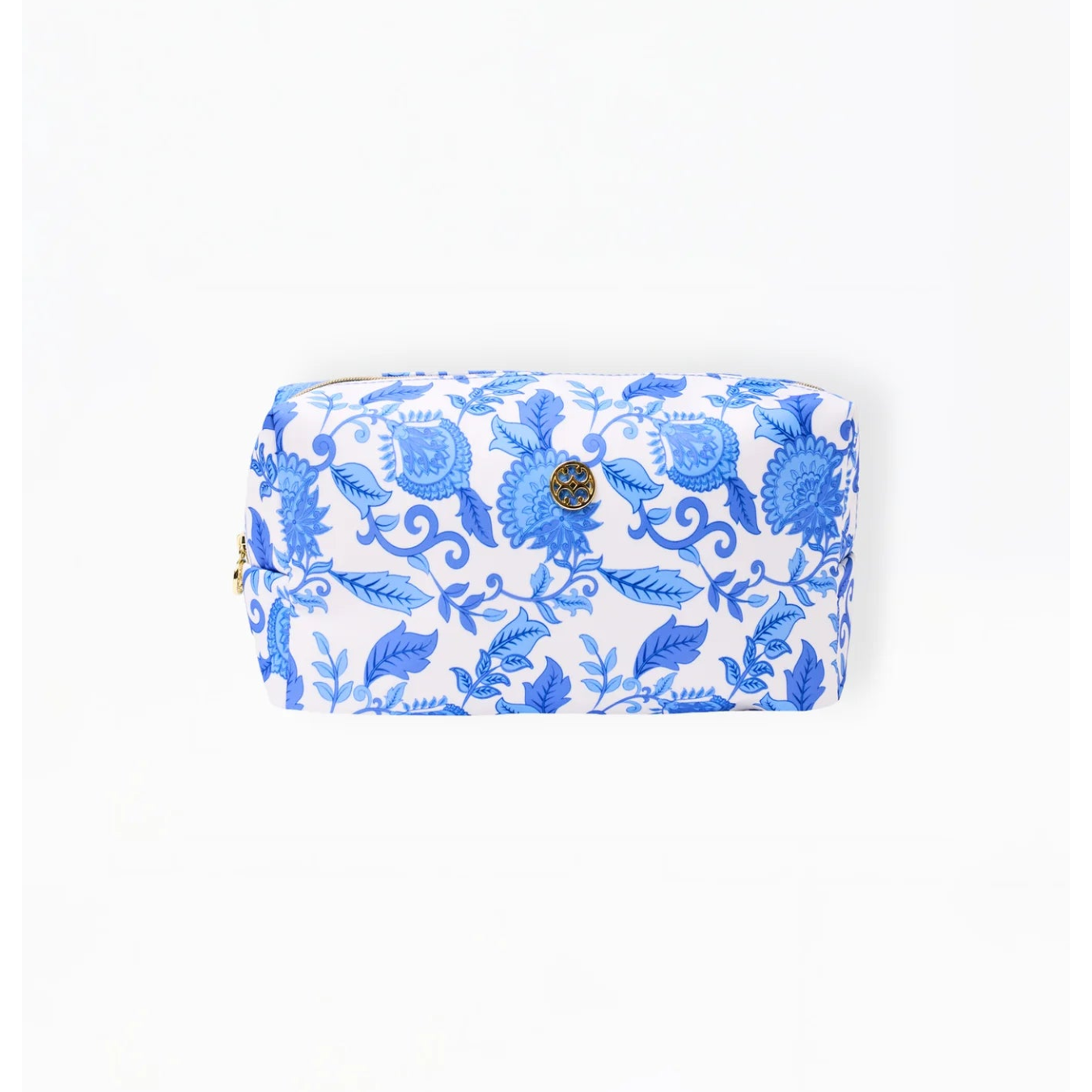 Lets Face it Bag in Porcelain Vines - The Preppy Bunny