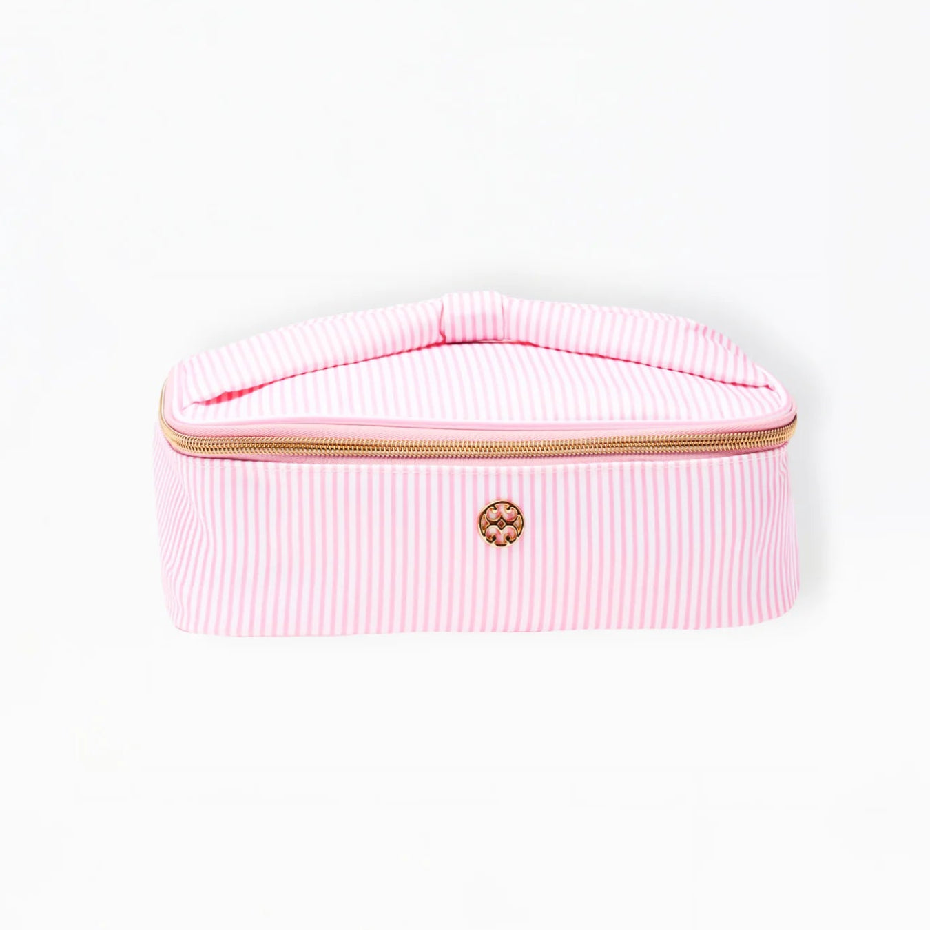 Make Me Blush Bag in Pink Stripe - The Preppy Bunny