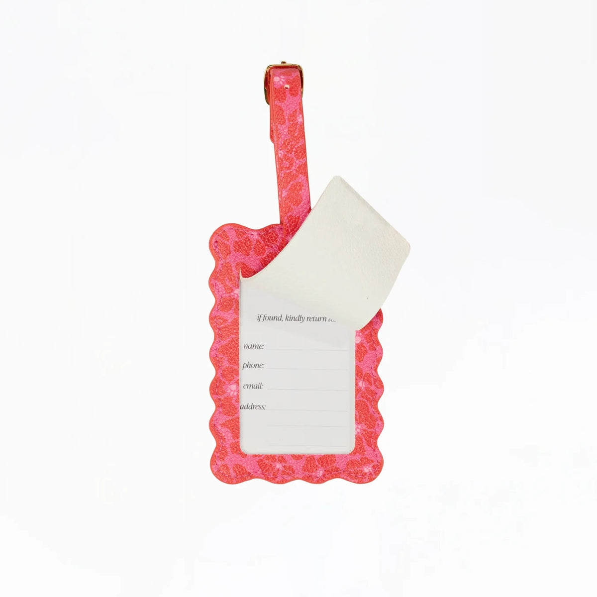 Luggage Tag in Garden Samba - The Preppy Bunny