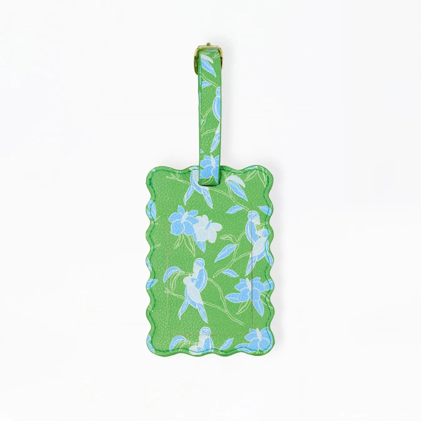 Luggage Tag in Tiki Tropics - The Preppy Bunny