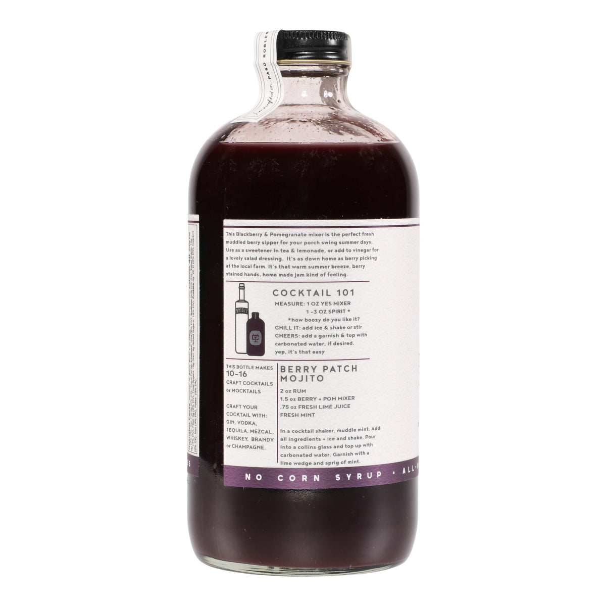 Blackberry Pomegranate Cocktail Mixer - The Preppy Bunny